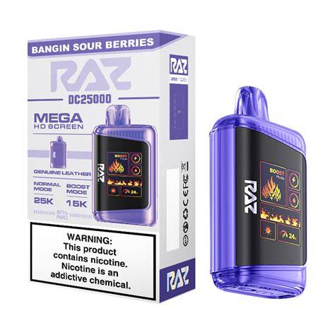 RAZ LTX BANGIN SOUR BERRIES 25K