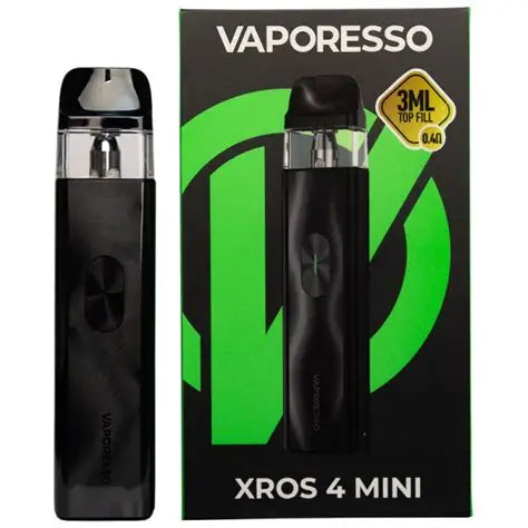 VAPORESSO XROS|VAPORESSO XROS 4 MINI KIT BLACK|6943498697137|Pack of 1