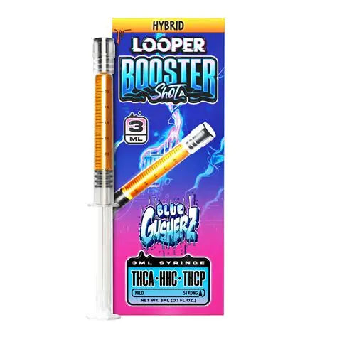 LOOPER BOOSTED SHOT SYRINGE BLUE GUSHERS HYBRID 3ML