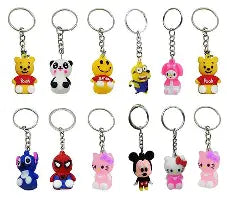 CARTOON KEYCHAIN 12CT