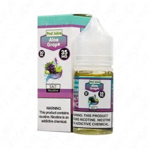 POD JUICE ALOE GRAPE 30ML 35MG