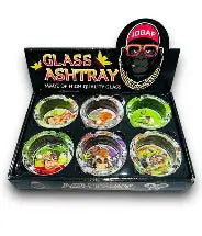 GLASS ASHTRAY IDGFA ASH4-6 6CT