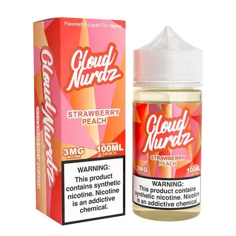 CLOUD NURDZ STRAWBERRY PEACH 3MG 100ML