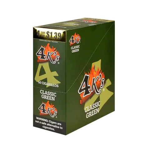 4KS CIGARILLOS CLASSIC GREEN 4CT