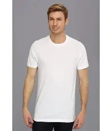 CREW NECK T SHIRT WHITE SMALL
