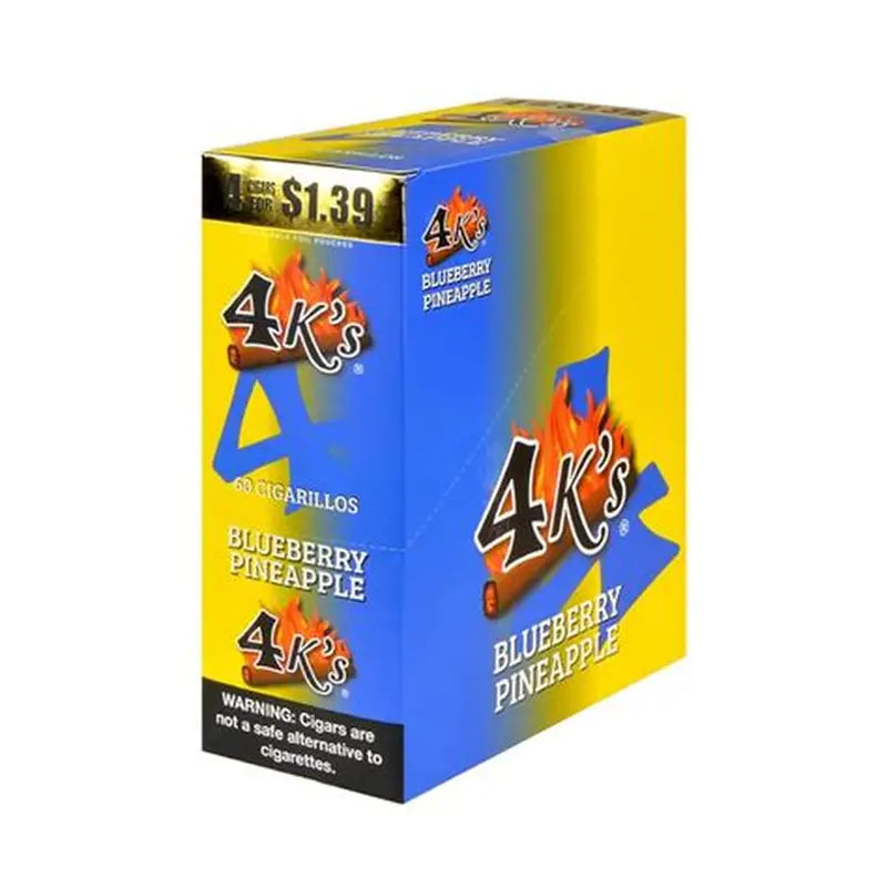 4KS CIGARILLOS BLUEBERRY PINEAPPLE 4CT