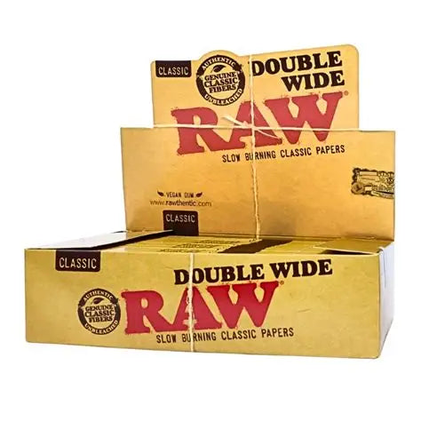 RAW CLASSIC DOUBLE WIDE PAPER 50CT