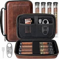 AWOTE HUMIDOR TRAVEL CIGAR CASE