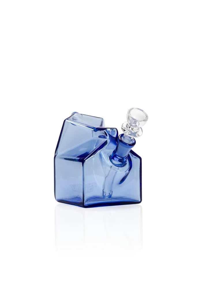 GRAV MILK CARTON BUBBLER ASSRTD COLRS LIGHT COBALT
