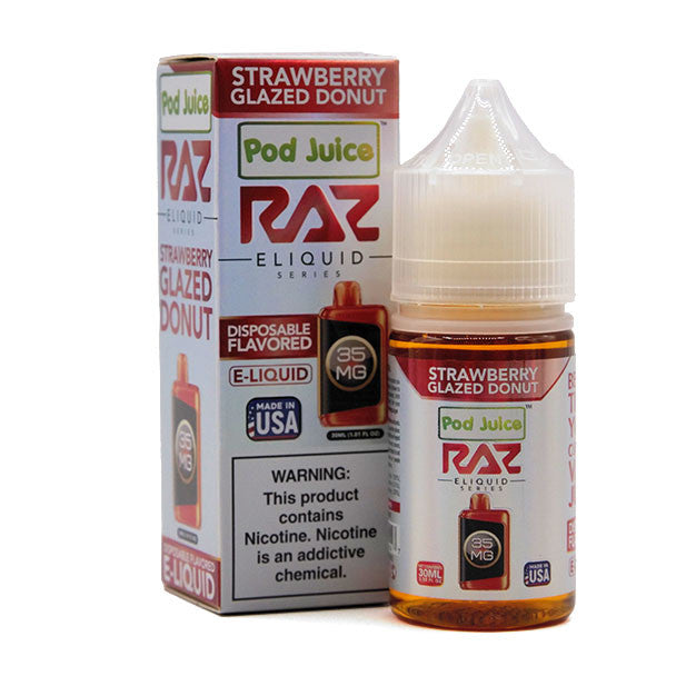 POD JUICE X RAZ STRAWBERRY GLAZED DONUT 35MG 30ML