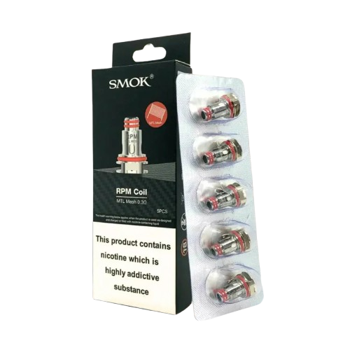 SMOK RPM MTL MESH 03OHM COIL 5CT PACK