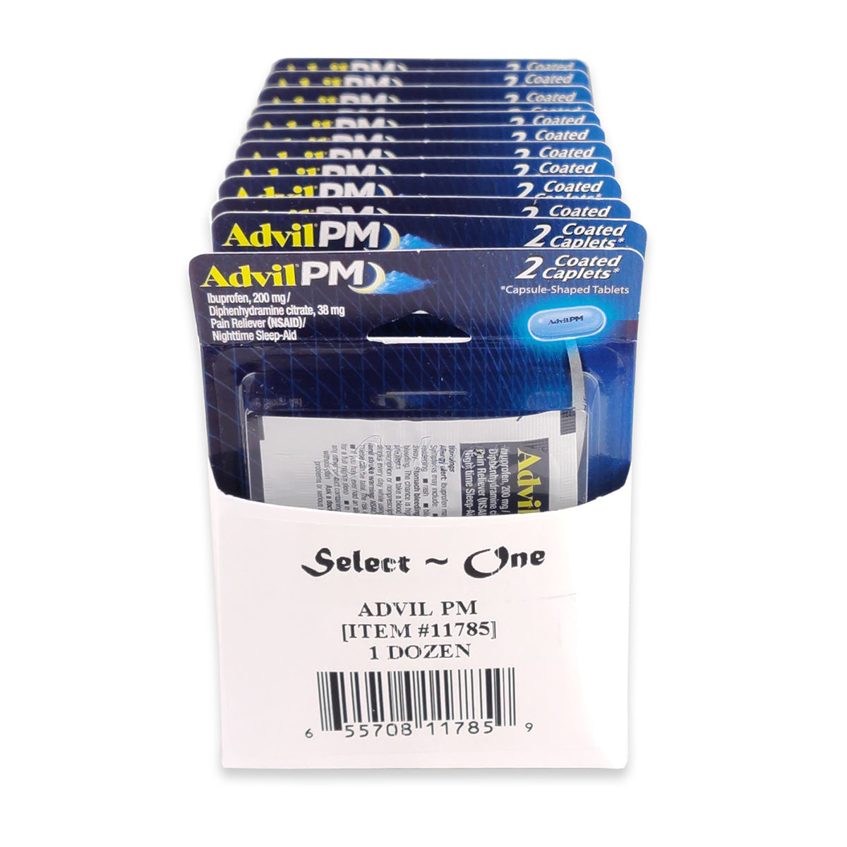 Advil PM Single Pack Blister 12 x 1 12cs|655708117842|Pack Of|12