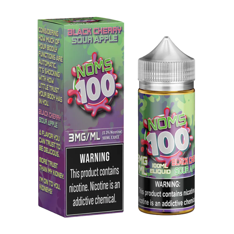 NOMS BLACK CHERRY SOUR APPLE 3MG 100ML