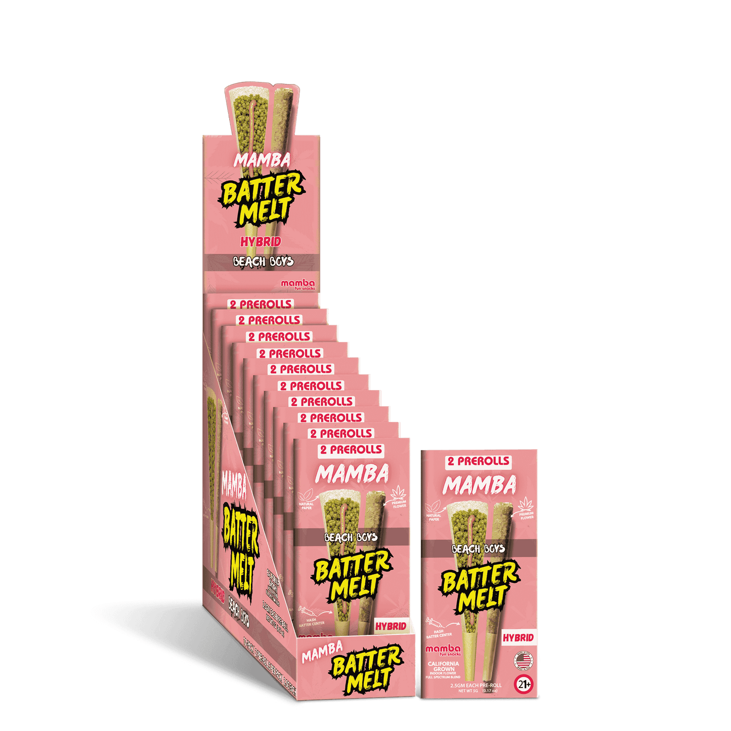 MAMBA BATTER MELT PROLL| BEACH BOYS HYBRID 5GM|643556215339|PK OF 10