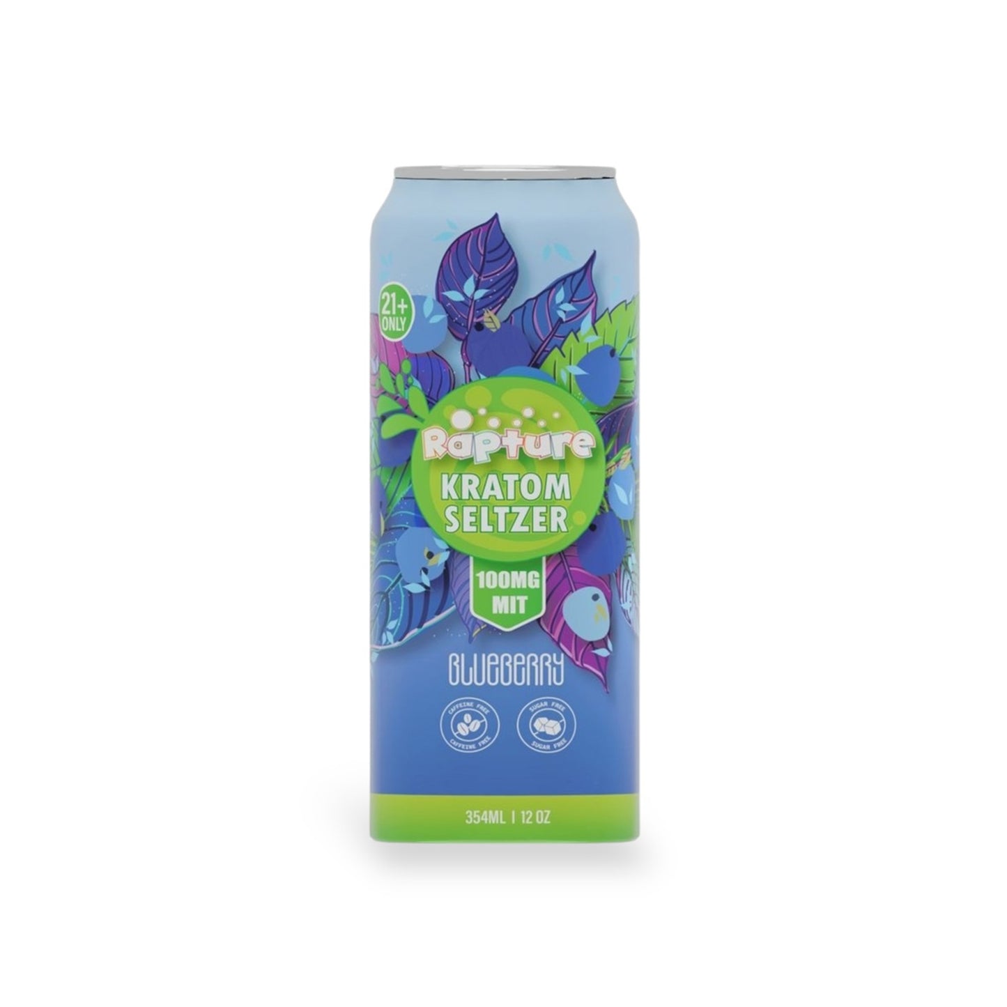 RAPTURE KRATOM SELTZER BLUEBERRY 354ML 12OZ