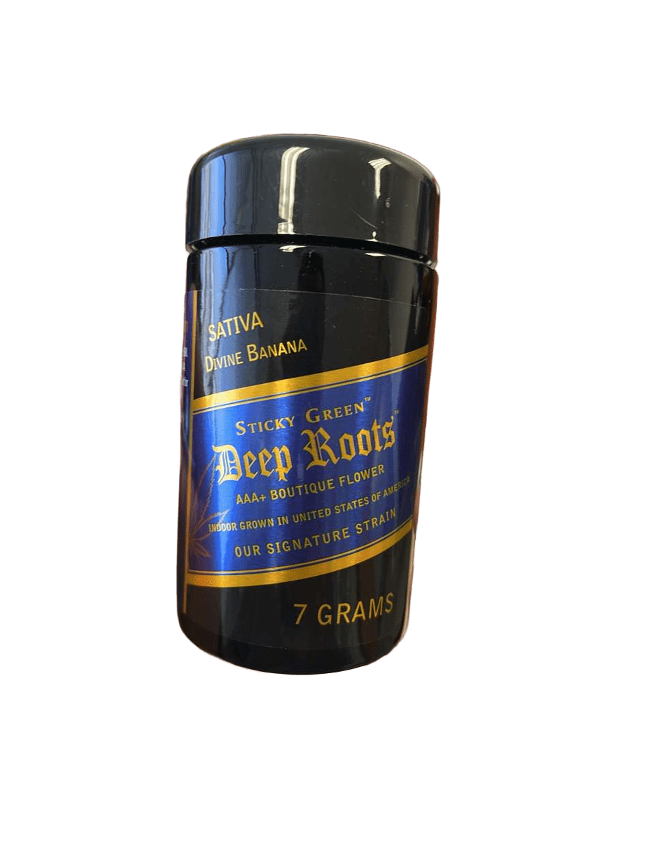 STICKY GREEN DEEP ROOTS DIVINE BNANA GELATO SATVA JAR 7GM