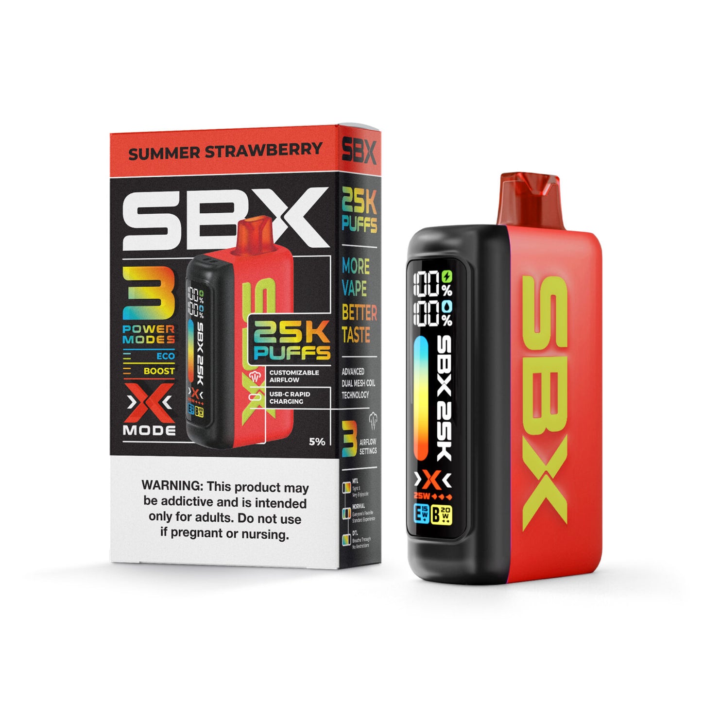 SBX 25K |SBX SUMMER STRAWBERRY 25K|810100436315|Pack of 5