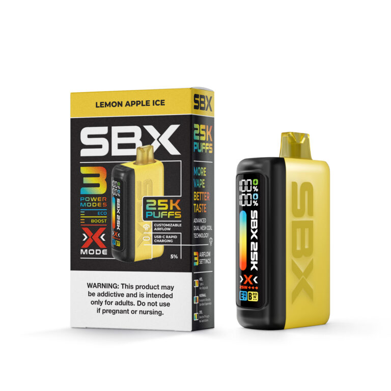 SBX 25K |SBX LEMON APPLE ICE 25K|810100434700|Pack of 5