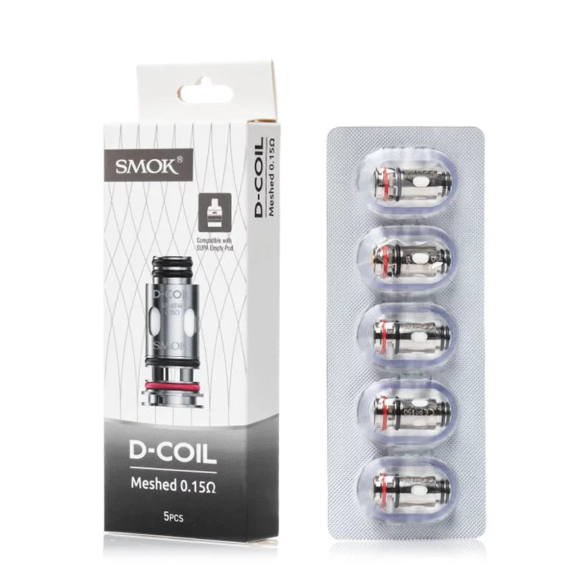 SMOK D SERIES REPLACEMENT DCOIL 0.15 OHMS 5CT