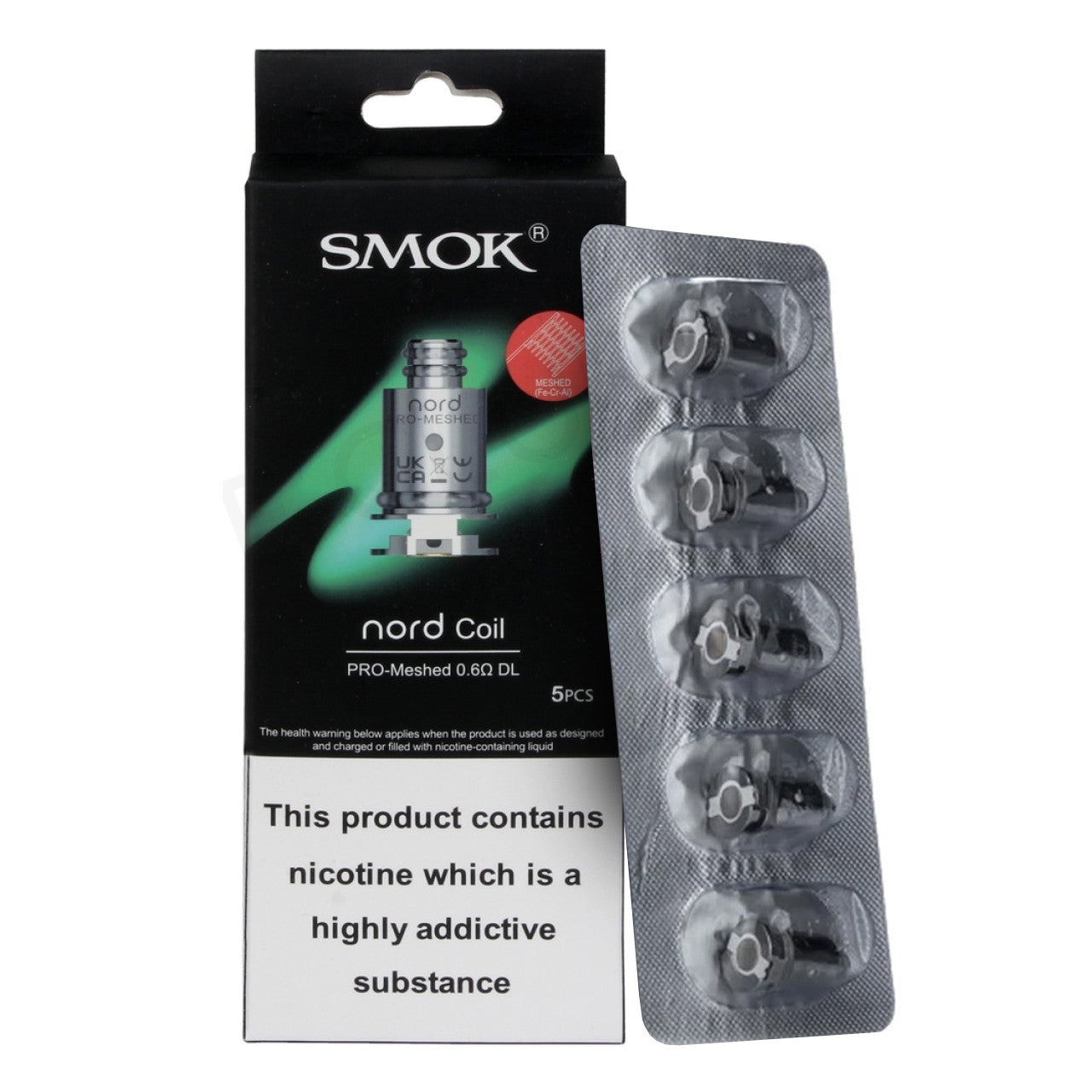 SMOK NORD 0.6 MESH 5PCS COILS 1CT