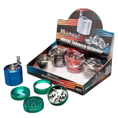 METAL GRINDER 4PTS W/HANDLE