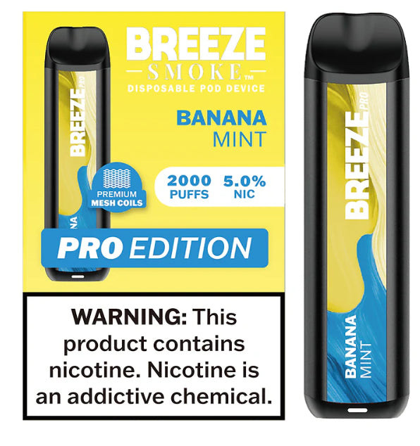 BREEZE SMOKE PRO EDITION BANANA MINT 2K