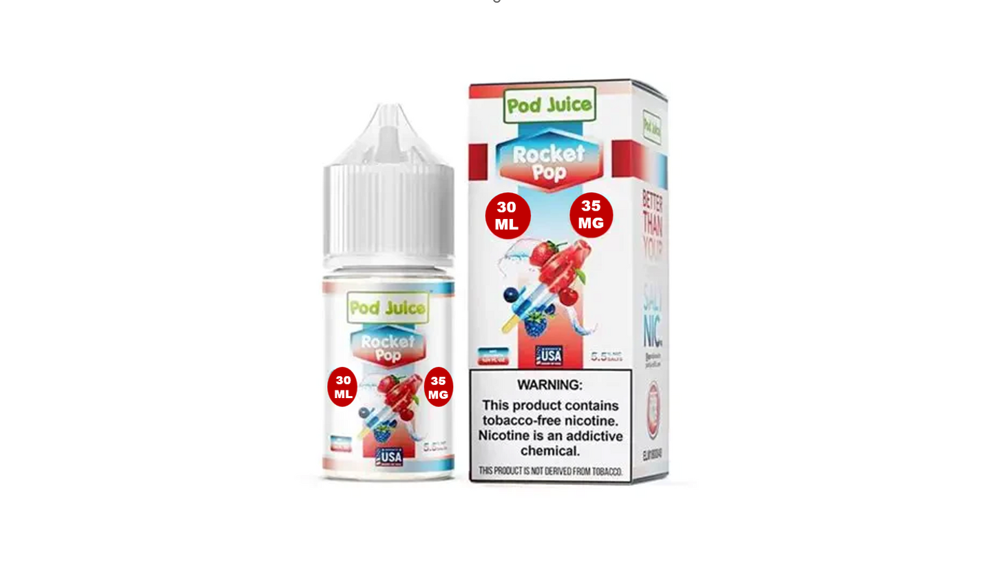 POD JUICE SALT ROCKET POP 35MG 30ML
