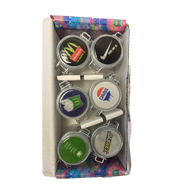KANDY JAR CLEAR STICKER ON TOP 051-051