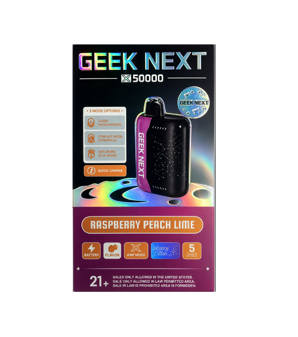 GEEK NEXT X50000 RASPBERRY PEACH LIME 50K
