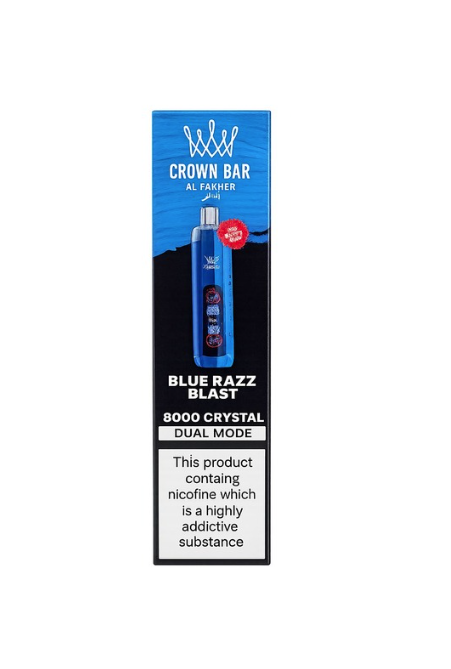 AL FAKHAR CROWN BAR BLUE RAZZ BLAST 8K