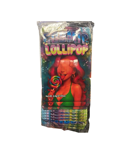 MYLAR BAGS COSMIC LOLIPOP MIX DESIGN 1CT