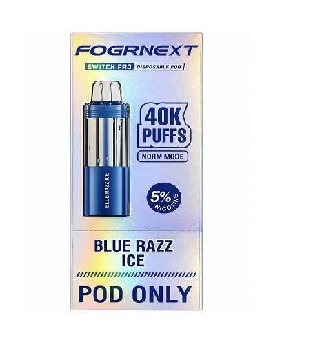 FOGRNEXT SWITCH PRO POD BLUE RAZ ICE 40K