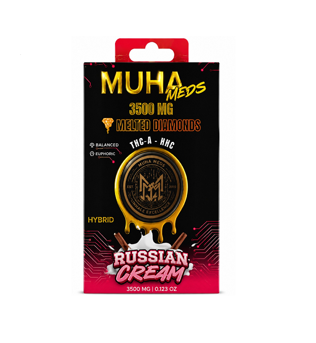 MUHA MEDS MD THC-A HHC RUSSIAN CREAM HYBD 3500MG