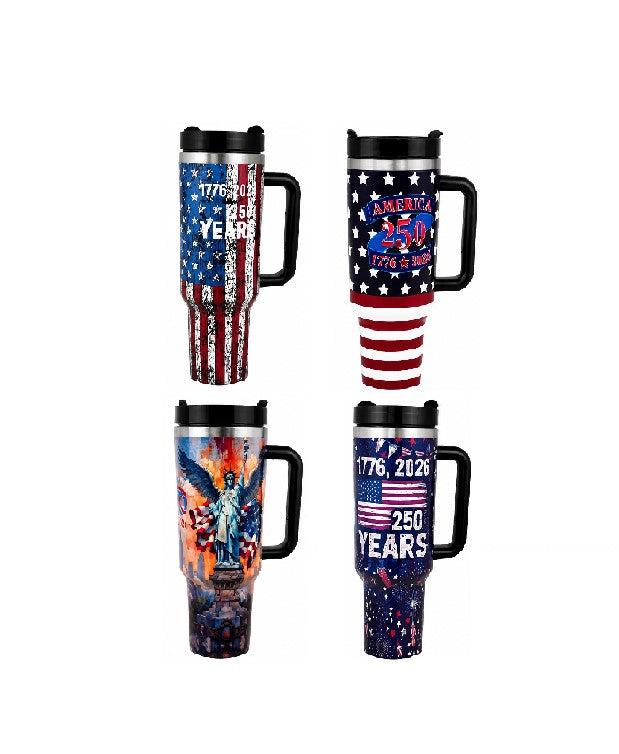 USA 250 INDEPENDANCE TUMBLERS 40OZ