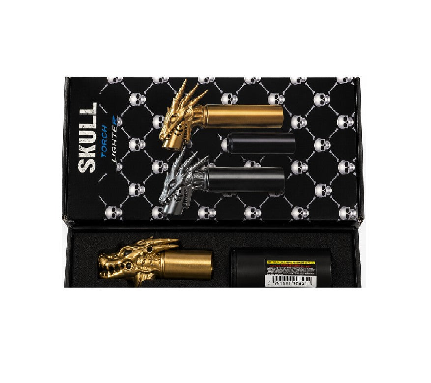 TECHNO SKULL IT DRAGON ANGEL TORCH LIGHTER 6CT 19641A