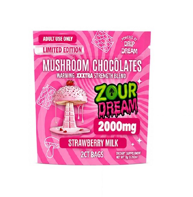 ZOUR DREAM MUSHRM GUMMY STRAWBERRY MILK 60000MG