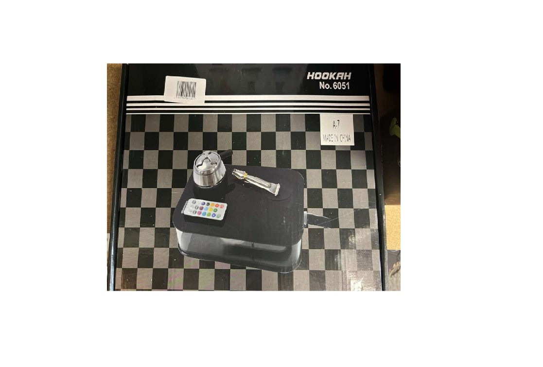 ACRYLIC FLAT HOOKAH A-7 6051