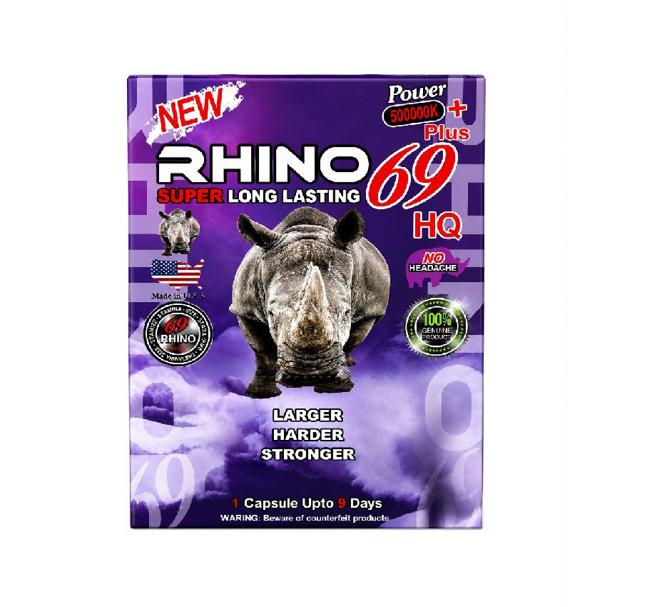 RHINO 69 HQ POWER 500000K PLUS 24CT