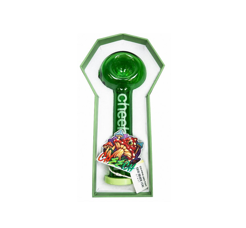 CHEECH EXTRA LARGE HAND PIPE&DEEP BOWL GREEN 01447