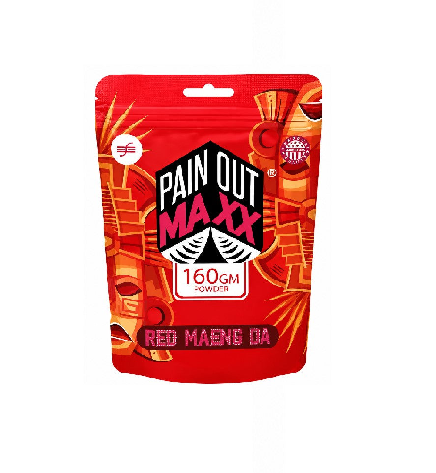 PAIN OUT MAXX KRATOM POWDER RED MAENG DA 160GM