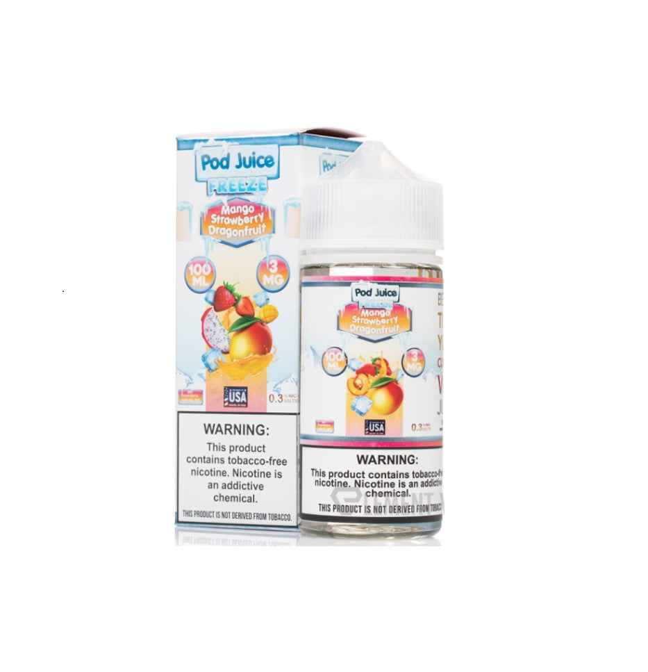 POD JUICE FREEZ MNGO STRWBRY DRGNFRUT 3MG 100ML