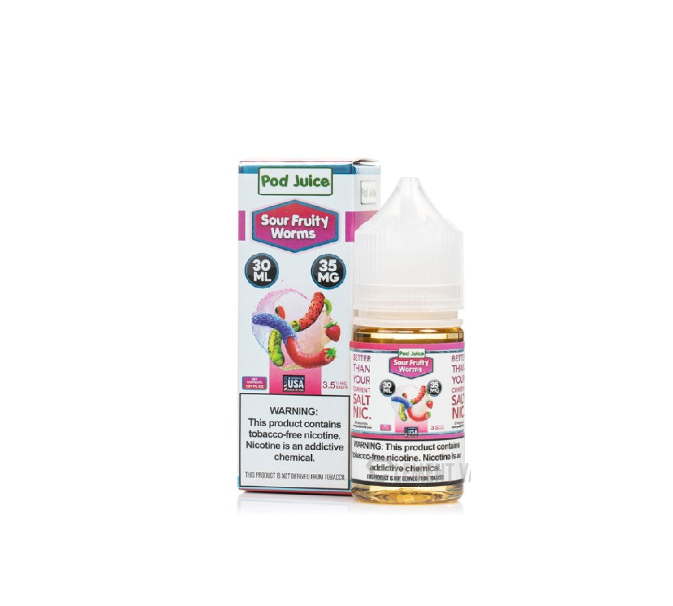 POD JUICE SOUR FRUITY WORMS 30ML 55MG