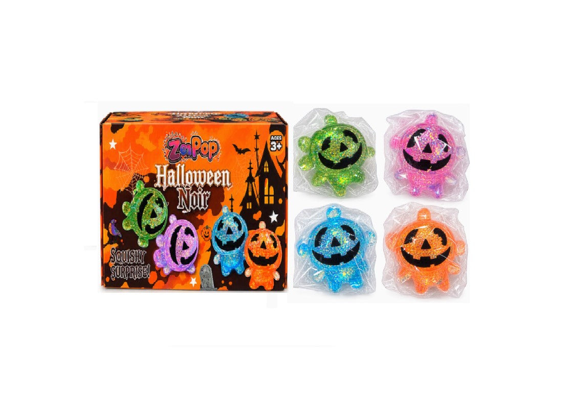 SQUISHY ZENPOP HALLOWEEN NOIR 4 COLORS 12CT