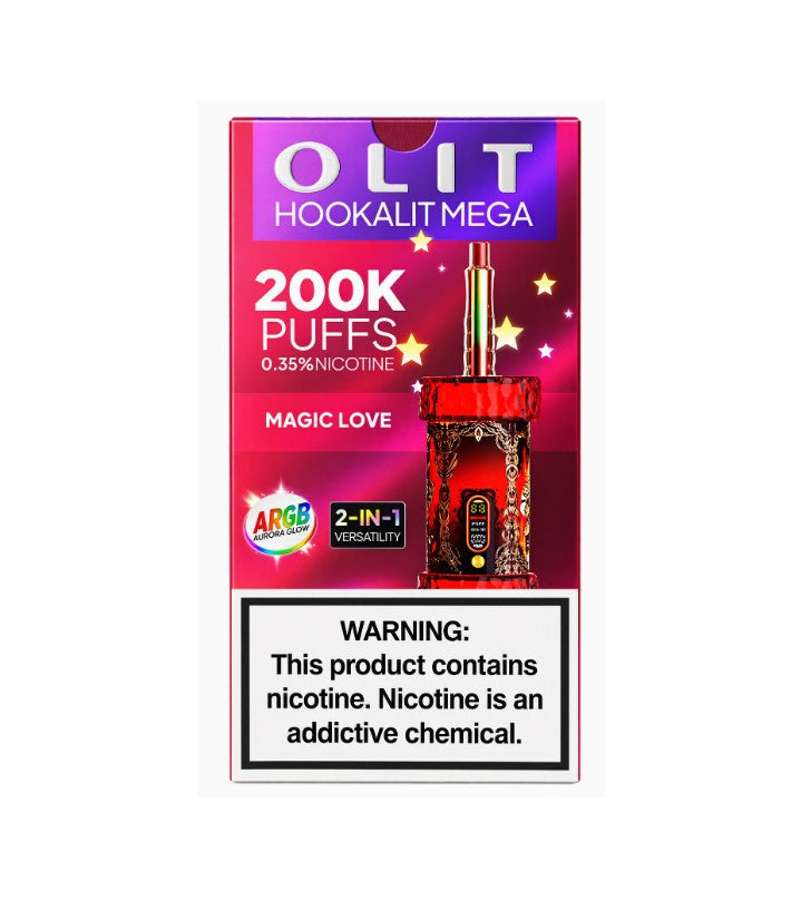 OLIT HOOKAHLIT MEGA 2IN1 MAGIC LOVE 200K