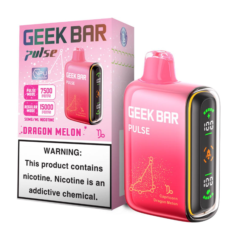 GEEK BAR PULSE DRAGON MELON 15K|810125436765|Pack Of|5