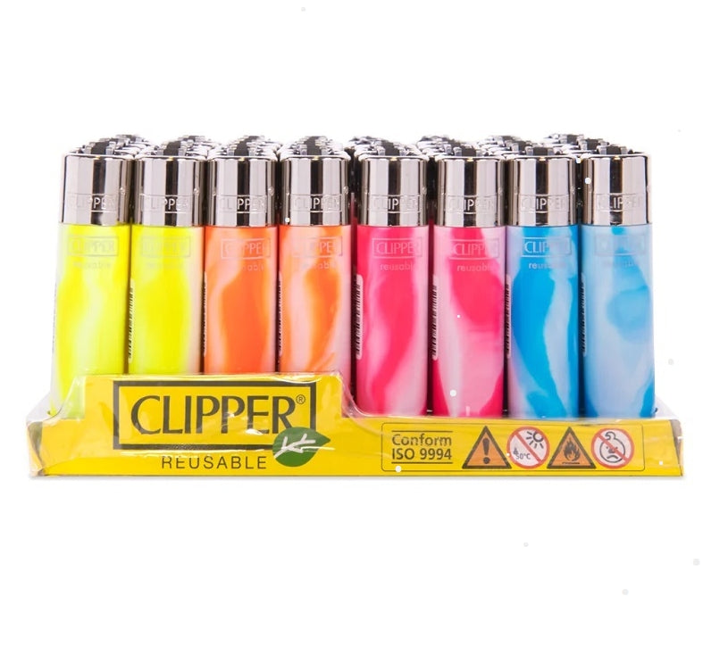 CLIPPER LIGHTER REUSABLE 48PC DISPLAY NEBULA