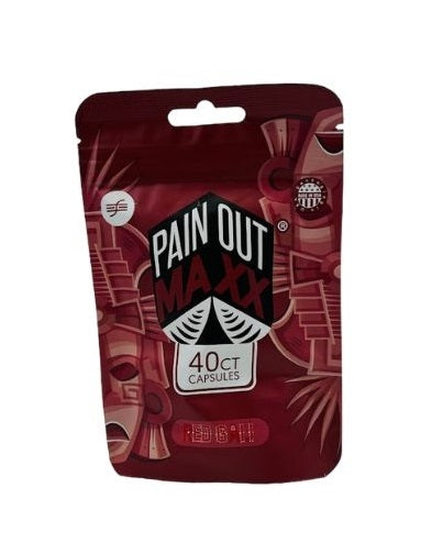 PAIN OUT MAXX CAPS RED BALI 40CT