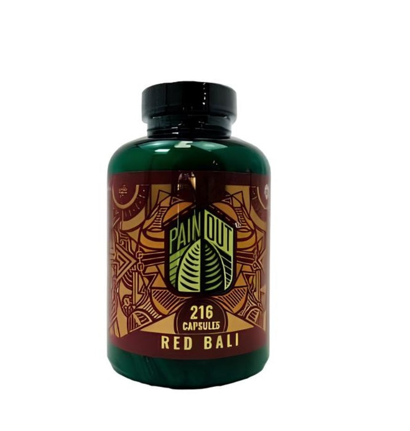 PAIN OUT 216ct RED BALI CAPSULES Jar