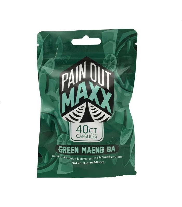 PAIN OUT MAXX GREEN MAENG DA CAPSULES 40CT