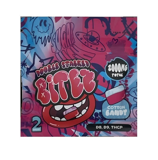 DOUBLE STACKED BITES D9 COTTAN CANDY GUMY 2000MG